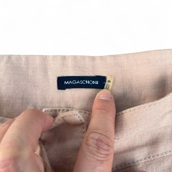 Rose/peach Linen Pants - Picture 3 of 6